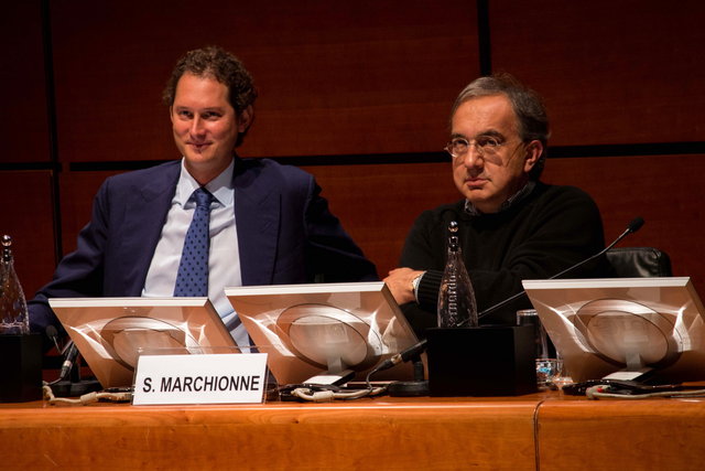 Sergio Marchionne e Lapo Elkann FCA