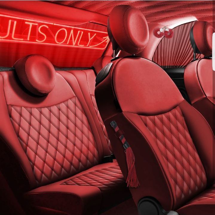 Fiat 500 kar_masutra Lapo Elkann interior