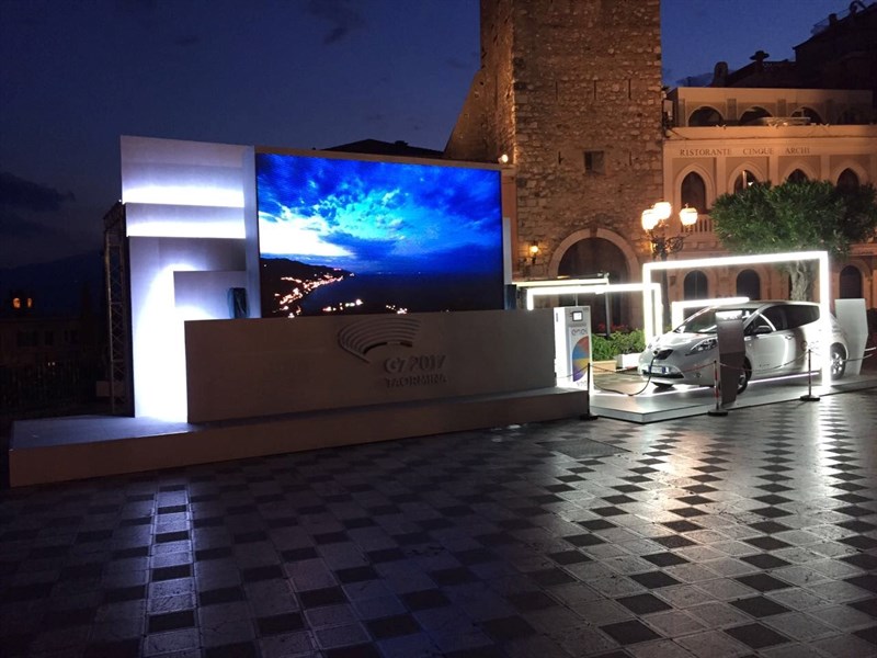 G7 Taormina Enel e Nissan