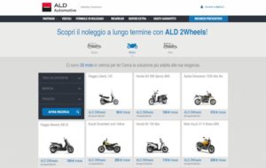 ALD Automotive: 2W, il primo punto vendita dedicato al noleggio lungo termine moto e scooter Noleggio