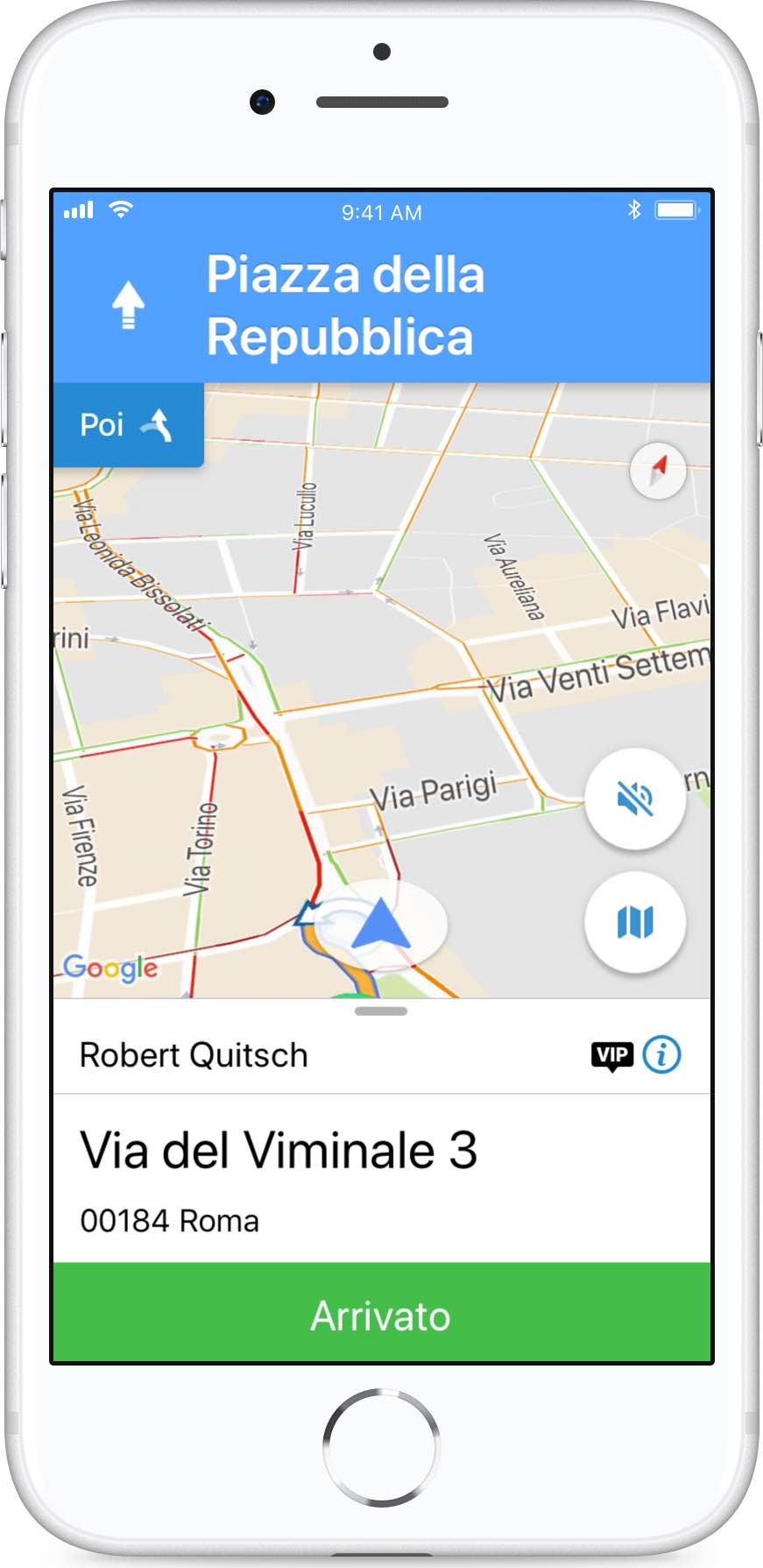mytaxi Google Maps