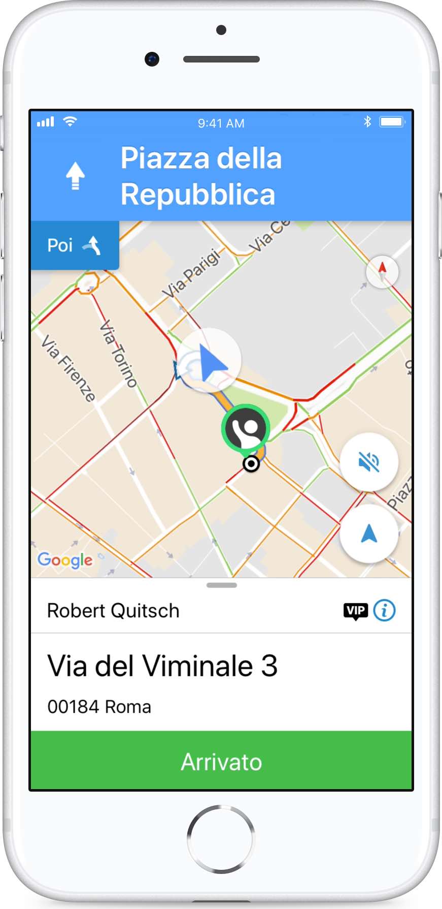 mytaxi Google Maps