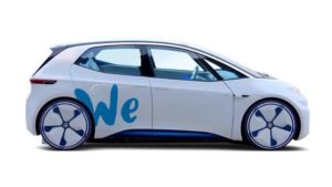 Volkswagen WE Car Saring elettrico: da quattro a due ruote per la micro-mobilità Noleggio