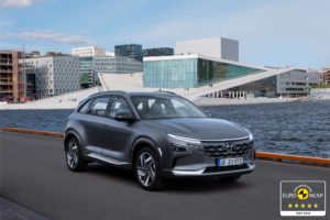 Nuova Hyundai NEXO conquista le Cinque Stelle Euro NCAP Elettriche ibride