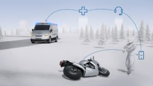 Assistenza rapida e chiamata di emergenza automatica per moto Breaking news