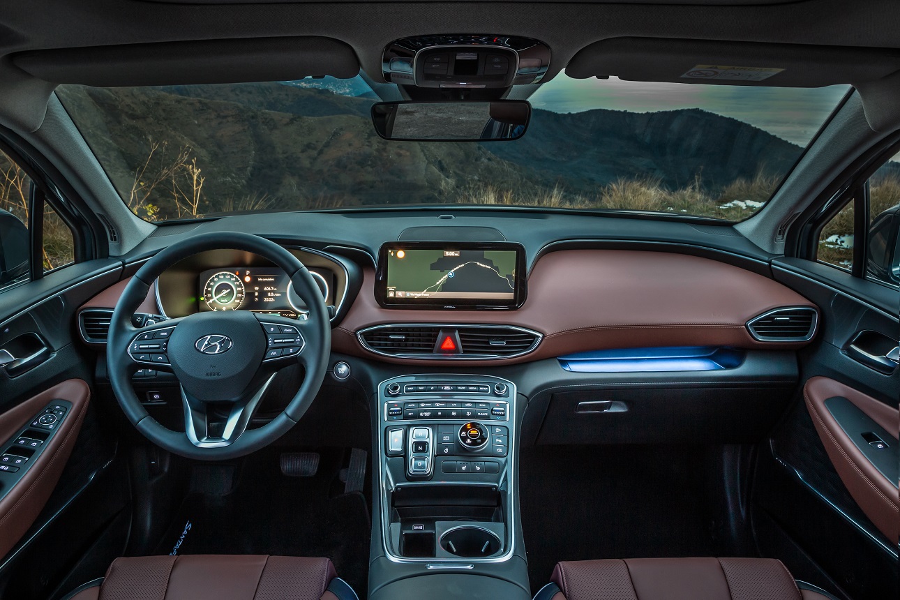 Interni nuova Hyundai Santa Fe 2021