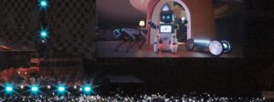 robotica protagonista del concerto dei BTS