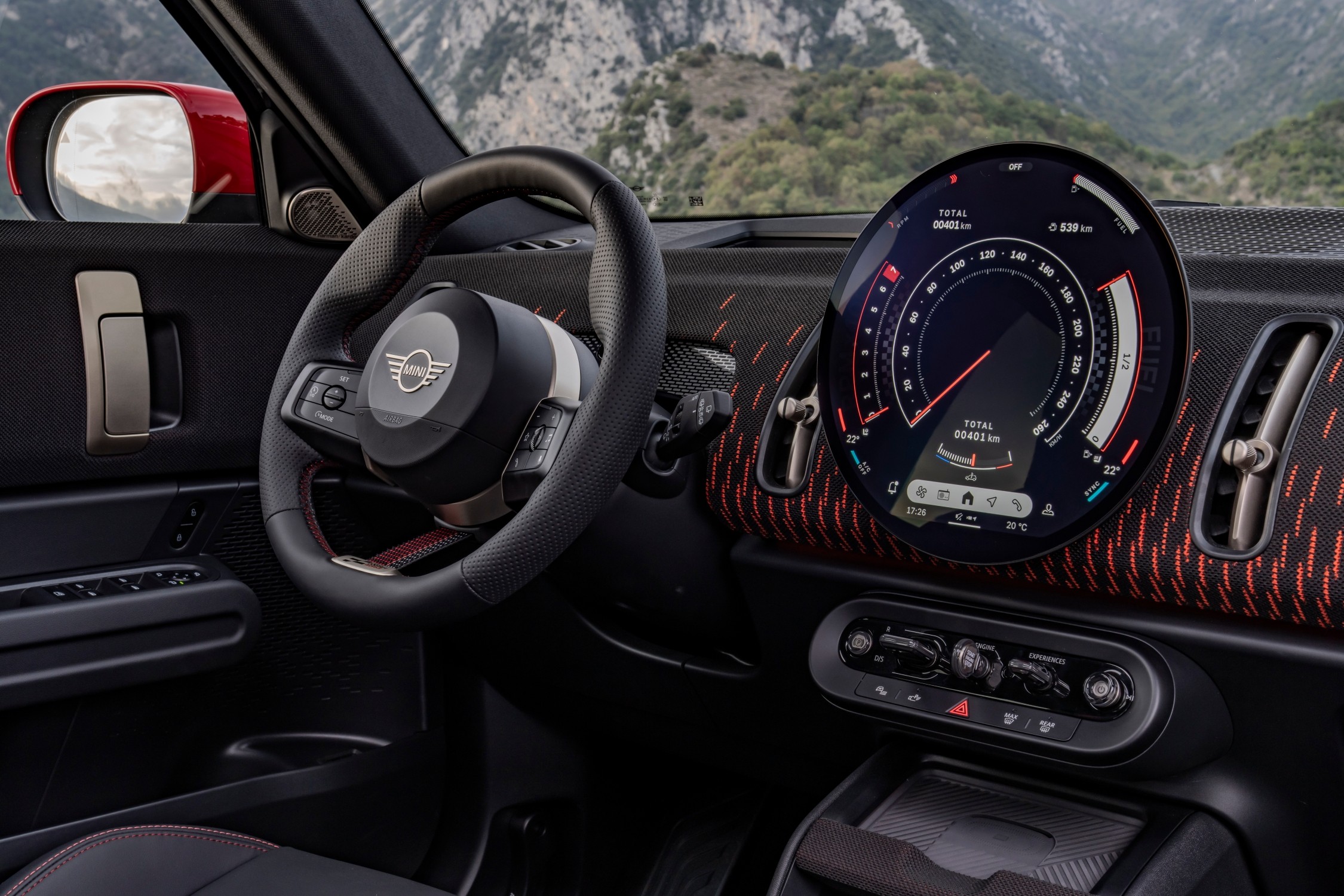 Interni nuova MINI John Cooper Works Countryman
