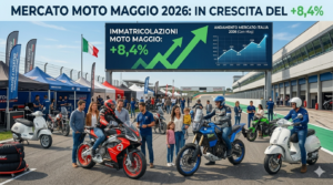 Mercato moto maggio 2026: in crescita dell’8,4% Twin Fleet