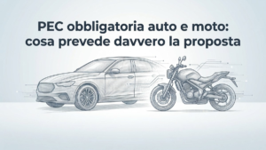 PEC obbligatoria auto e moto