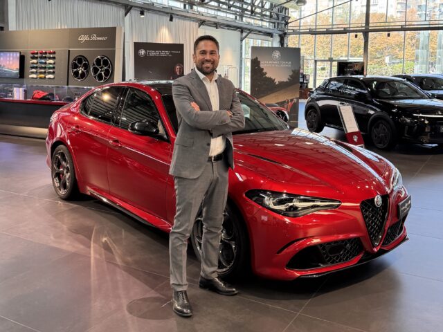 Domenico Graziano alla guida di Alfa Romeo in Italia Domenico Graziano