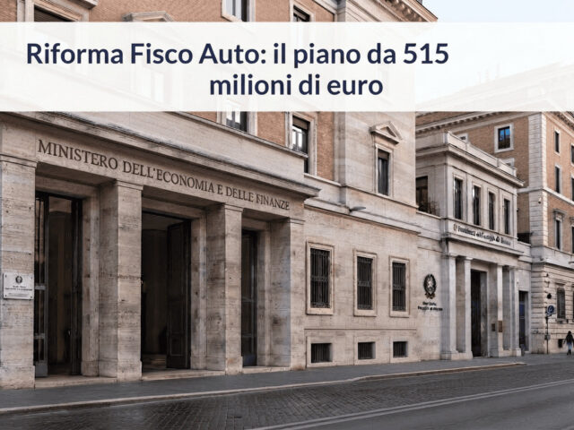 Riforma Fisco Auto